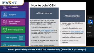 IOSH Membership Resources and Benefits  Free Webinar [upl. by Ztnaj717]