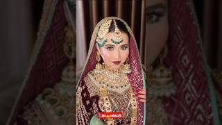 Winter dress bridal makeup full tutorial🌹💯🌹search trending bridalmekeup song beautifulbride [upl. by Kean]