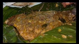 കിടിലൻ ചെമ്പല്ലി പൊള്ളിച്ചത്  Chemballi pollichath in Banana Leaves [upl. by Norvil]