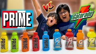 PRIME VS GATORADE CHALLENGE [upl. by Aisercal]