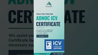 How can you get ADNOC ICV Certificate [upl. by Atiras]