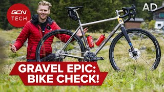 Gravel Epic Switzerland Bike Check  A Closer Look at Ollie’s Moots Routt RSL [upl. by Imtiaz13]