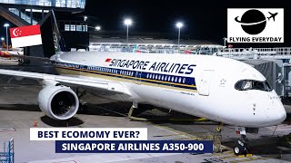 TRIP REPORT  SINGAPORE AIRLINES A350900  ECONOMY CLASS  MILAN MALPENSA MXP  BARCELONA BCN [upl. by Mur]