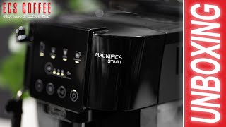 DeLonghi Magnifica Start  Unboxing amp Setup  First Look at Your New Coffee Companion [upl. by Narot91]