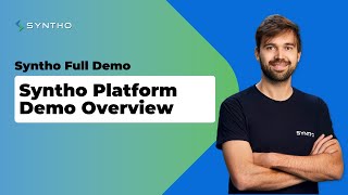 Syntho Platform Demo Overview  Allinone Synthetic Data Solution [upl. by Catharine]
