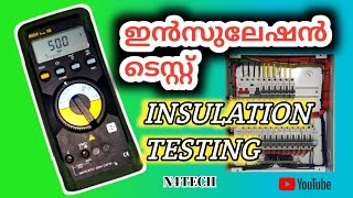 Megger testing MalayalamInsulation testN4Tech [upl. by Ynnavoig488]