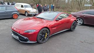 Aston Martin  New Years Day 2024 Phoenix Inn New Year’s Day meet [upl. by Nohtahoj540]