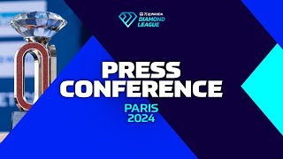 Paris 2024 Press Conference  Wanda Diamond League [upl. by Nydnarb]