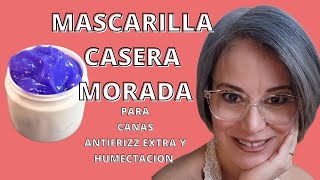 MASCARILLA CASERA MORADA CABELLO CON CANAS [upl. by Riedel]