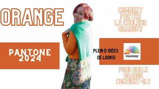 Comment porter la couleur orange conseils et idées de looks [upl. by Leirej]