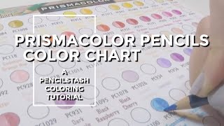 Prismacolor Color Chart  A PencilStash MiniVid [upl. by Roldan529]