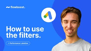 How To Use The Filters  Flowboost Performance Labelizer [upl. by Shaya]