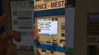 How to buy a ticket for Venice City from Venice Airport travel [upl. by Acimehs]