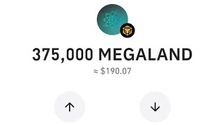 MEGALAND Airdrop Free 190 Profit Received Dont Miss Join Now megaland token listed mexc exchange [upl. by Aznerol]