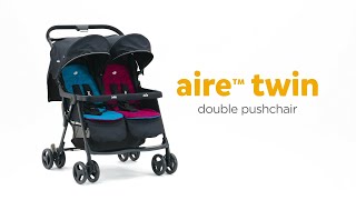 Joie aire™ twin  Lightweight Tandem Pushchair For Newborns amp Toddlers [upl. by Aeki755]