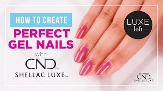 How to Apply CND Shellac Luxe Gel Polish It removes in 60 seconds [upl. by Rehpotsirahc]