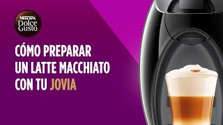 Cómo preparar un Latte Macchiato con cafetera manual Jovia  NESCAFÉ Dolce Gusto [upl. by Amalita]