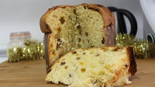 Panettone tradicional Pan de pascua o pan dulce  RECETA DE NAVIDAD [upl. by Ahsoik584]