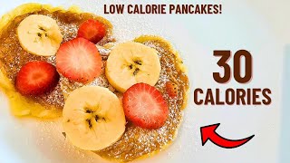 Low calorie eggless pancakes Low calorie pancakes Low calorie breakfast recipe [upl. by Muldon302]