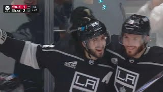 Phillip Danault scores on a gaping net off a beautiful feed from Matt Roy and tallies his second [upl. by Eda552]