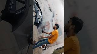 Bamper colour painting video colourpainting automotive [upl. by Gladine872]