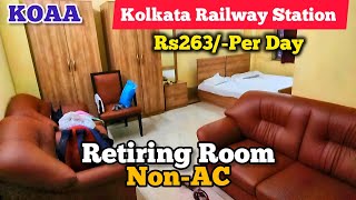 IRCTC Retiring Room Kolkata KOAA Railway Station Dormitory Howrah indianrailways irctc viral [upl. by Nitsua]