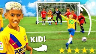 I Created A Football Tournament ft KID MESSI amp KID NEYMAR [upl. by Eolande]