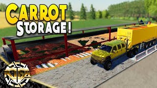 Carrot Silo Saves the Day with Over a Half of a Million Carrots  Farming Simulator 19 Gameplay [upl. by Emmeline]