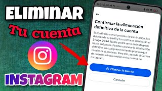 Como ELIMINAR INSTAGRAM PARA SIEMPRE 2024 [upl. by Adnilemreh]