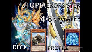 UTOPIA EXORSISTERS DECK PROFILE OCTOBER 2021 4 consistent negates or 8 or more with luck [upl. by Mcfarland]