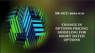 DAY TRADERS Options Pricing Change  SROCC2024016 [upl. by Iahcedrom]