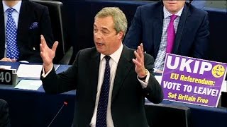 Farage Were living in a Germandominated Europe of Disharmony [upl. by Dionisio]