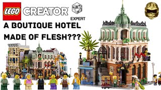 A Boutique Hotel Made of Flesh LEGO Creator Expert 2022 Modular Building Revealed [upl. by Tucky]