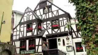 Walk around Assmannshausen by the Rhine in Germany  Middle Rhine [upl. by Euphemie]