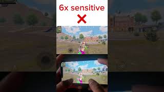 Zero Recoil Sensitivity For 6X Scopes pubgmobile bgmi xrravi shotrs shotsviralvideo [upl. by Annayat96]