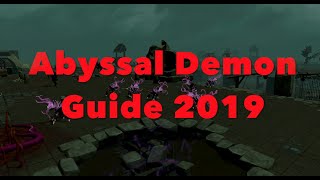 AFK Abyssal Demons Guide 2019 RuneScape 3 [upl. by Titania391]