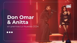 Don Omar amp Anitta  Salió el Sol Premios Lo Nuestro 2024 [upl. by Ane]