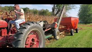 Single Row quotAntiquequot New Idea Corn Picking [upl. by Sharron]