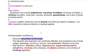 7 VERTEBROBASILAR INSUFFICIENCY [upl. by Eciruam]