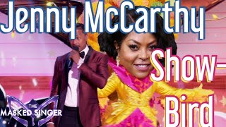 Jenny McCarthy Thinks Showbird Could Be Taraji P Henson  The Masked Singer USA Season 12 Ep 2 [upl. by Ecire976]