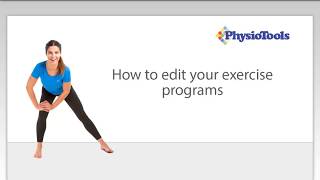 Edit your exercise programs [upl. by Cadmarr]