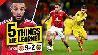 Ugarte Stands Out Mazraoui Im In Love 5 Things We Learned Man United 32 BodøGlimt [upl. by Anaicul54]