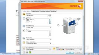 Xerox Printing Options Tab [upl. by Hephzipah]