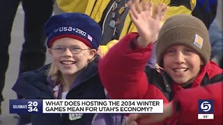 What does hosting the 2034 Winter Games mean for Utah’s economy [upl. by Yehus]