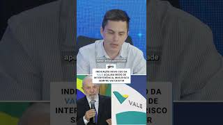 INDICAÇÃO NOVO CEO DA VALE ACALMA MEDO DE INTERFERÊNCIA MAS RISCO SEMPRE VAI EXISTIR [upl. by Puna]