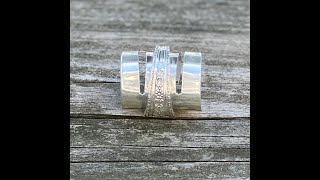 How to make a Fork Saddle Ring [upl. by Leiuqeze36]