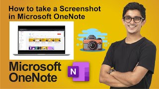 2 ways to take a screenshot in Microsoft OneNote  Screen Snipping in OneNote  OneNote Screenshots [upl. by Aushoj9]