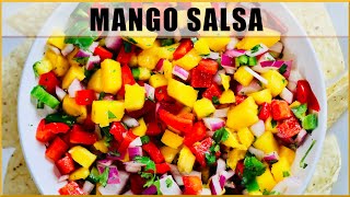 How to Make The Best Mango Salsa [upl. by Krissy]