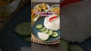 Norwegian should try this Bengali Cuisine except the Red Chilli shorts durgapuja bengal’s food [upl. by Ram973]