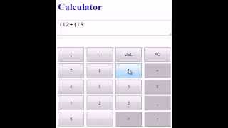 Calculator using ASPNET with C [upl. by Janyte437]